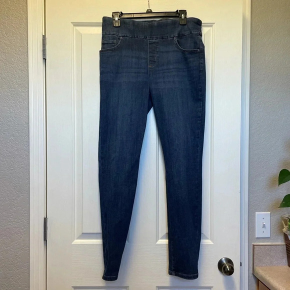 Lee Slim Fit Sculpting Jeans Slim Leg Mid Rise Pull On - Picture 3 of 9